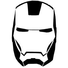 iron man mask stencil iron man mask