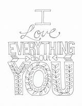Coloring Pages Color Adult Quotes Colouring Sheets Everything Printable sketch template