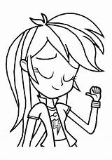 Dash Rainbow Coloring Pages Equestria Girls Girl Pony Little Coloring4free Drawing Baby Getcolorings Colorin Paintingvalley Collection sketch template