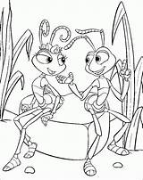 Coloring Life Pages Bug Bugs Disney Books Printable Sheets Clipart Print Purple Flik Atta Ants Story Ant Antz Library Kids sketch template