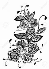Floral Flores Disegni Tatuaggio Drawings Floreali Odwiedź 123rf Fiore sketch template