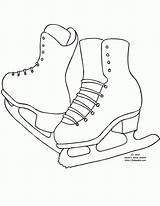 Skating Ice Skate Coloring Pages Figure Hockey Skates Drawing Crafts Olympic Skaters Winter Getdrawings Olympics Choose Board sketch template