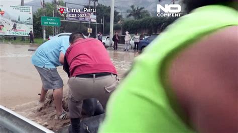 شاهد أمطار غزيرة تتسبب بفيضانات جارفة في البيرو فيديو Dailymotion