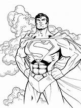 Superman Magnificent sketch template