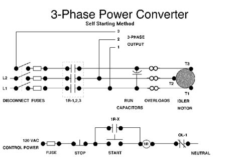 single phase    phase converter circuit diagram