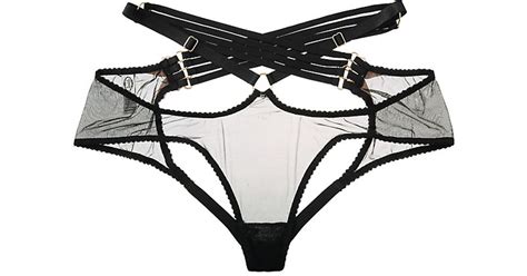 Bordelle Bondage Belle Peep Brief In Black Lyst