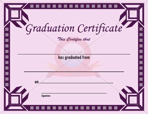graduation certificate template ideas   house pinterest