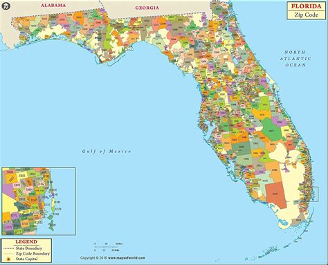 Zip Codes In Florida Map Us States Map