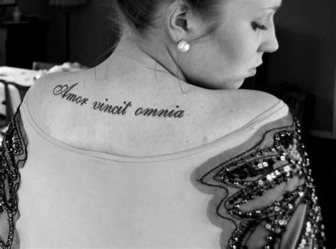 amor vincit omnia tattoos places for tattoos tattoo
