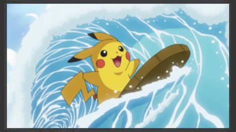 Pikachu Surf E Design Da Pokedex O O Youtube