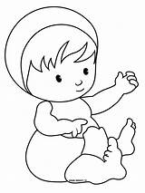 Baby Crawling Drawing Getdrawings Coloring Pages sketch template