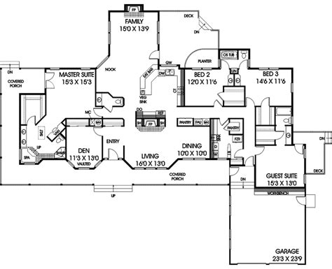 top inspiration  luxury ranch style home floor plans