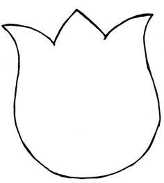 coloring book flowers outline tulip flower  coloring sheet applique embroidery shapes