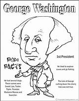 Washington George Coloring Pages President Social Studies Presidents Grade Cherry Tree Booker First John Adams Roosevelt Printable Facts Color Fun sketch template