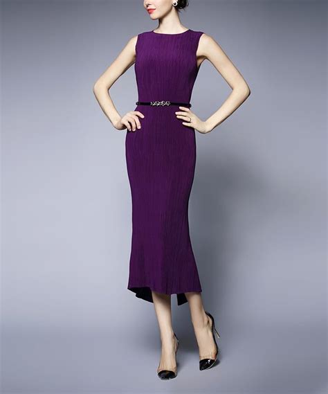 purple sleeveless sheath midi dress women today long sleeve floral midi