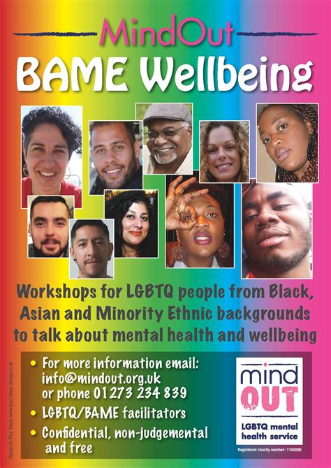 mindout bame wellbeing workshops mindout