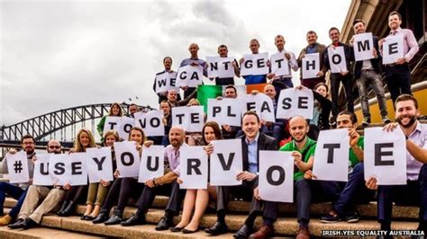 Same Sex Marriage Call For Irish Emigrants To Vote In Referendum Bbc