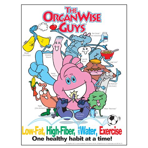 healthy habits poster  organwise guys