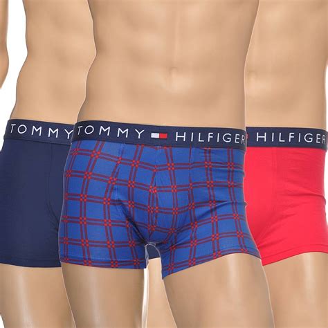tommy hilfiger costes  pack trunk blueredcheck