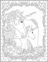Unicorn Coloring Pages Hard Adults Unicorns Colouring Printable Book Adult Haven Creative Dover Sheets Color Publications Kids Books Baby Welcome sketch template