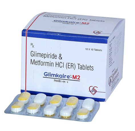 glimepriride  mg metformin mg hcl er bilayered tablets  clinical rs  strip id