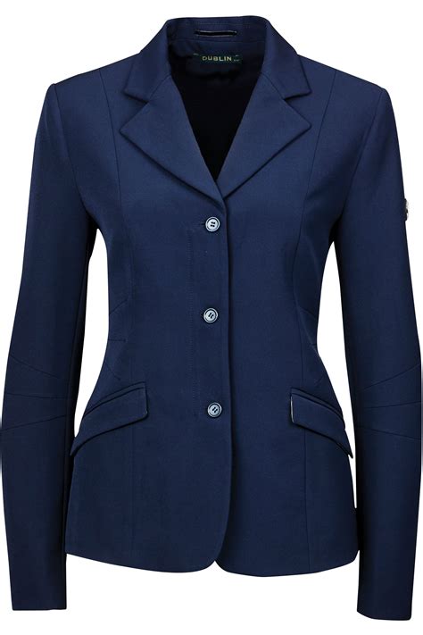 dublin womens casey tailored riding jacket navy  womens competition  drillshed