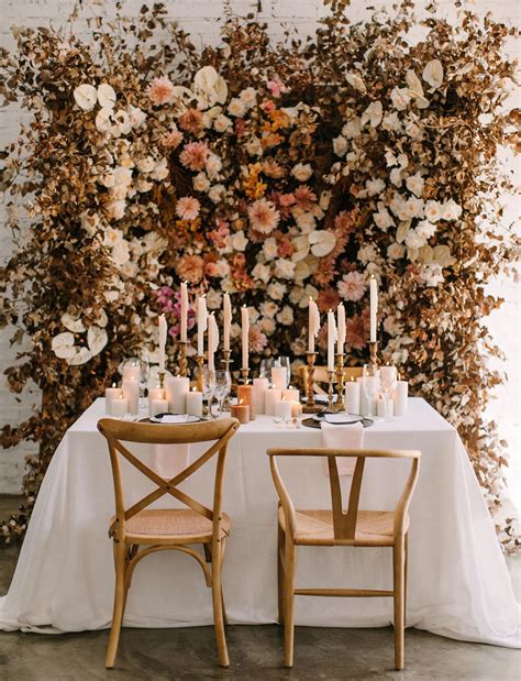 This Floral Backdrop Will Have You Dreaming Of Fall Flower Wall