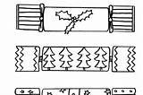 Christmas Cracker Colour Print Cards Netmums Colouring Card Off Click sketch template