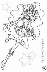 Coloring Pages Cure Pretty Glitter Force Girl Magical Fresh Anime Colorare Precure Oasidelleanime Books ぬりえ Sketches 塗り絵 Sheets Activity Painted sketch template