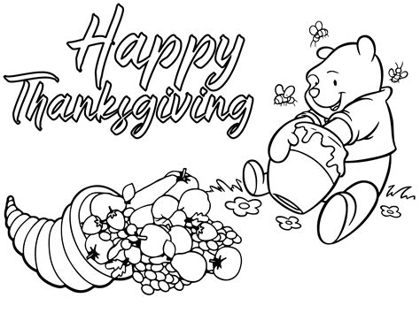 disney printable thanksgiving coloring pages