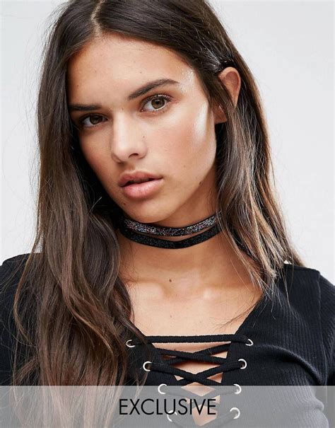 Love This From Asos Boohoo Asos Chokers Glitter Trending Necklace