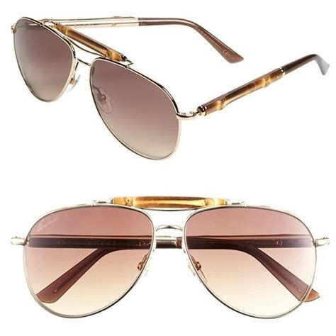gucci 58mm retro aviator sunglasses retro aviator sunglasses