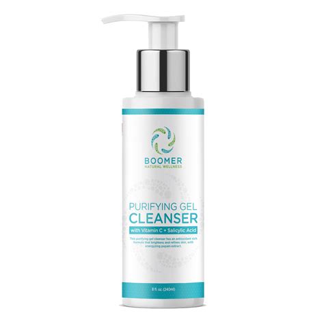 purifying gel cleanser boomer natural wellness