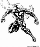 Panther Marvel Coloring Pages Super Heroes Avengers Comics Printable Superheroes Line Drawing Panthers Challa Carolina Cho Getdrawings When Getcolorings Color sketch template