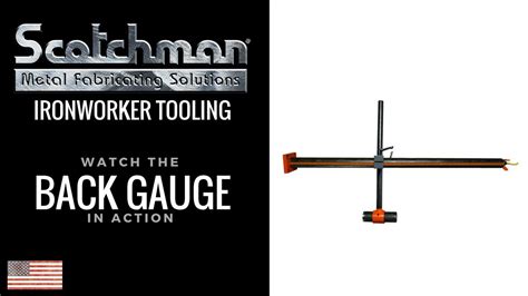 gauge scotchman ironworker tooling usa  youtube
