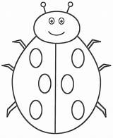 Ladybug Coloring Pages Kids Bug Drawing Insects Ladybird Color Ladybugs Lightning Print Smiling Printable Bugs Draw Getdrawings Drawings Activity Bigactivities sketch template