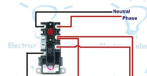 electric water heater wiring  diagram electricalonlineu