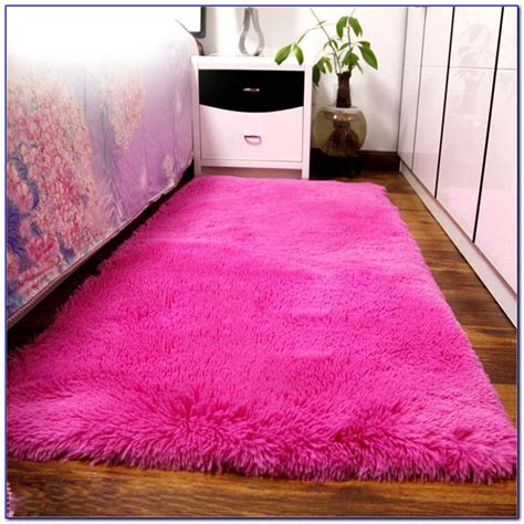 pink fuzzy area rugs rugs home design ideas angolwngr