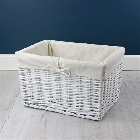 white wicker baskets  lids uk basket laundry tall brown candy