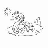 Snake Coloring Pages Desert Printable Naughty Kid Articles sketch template