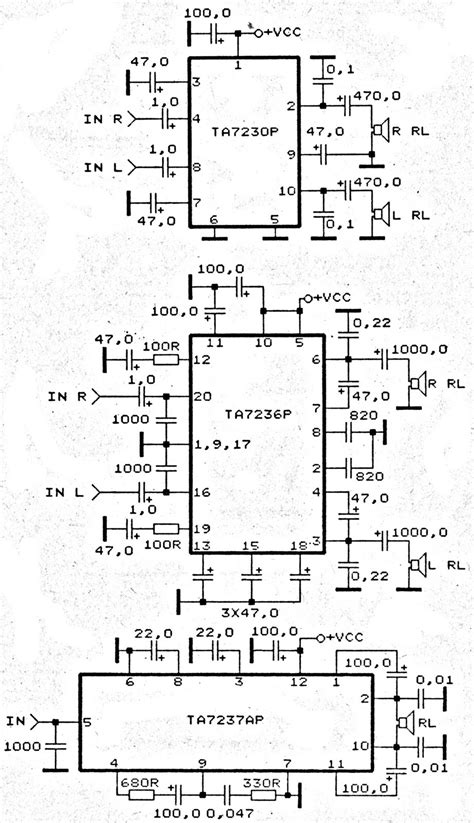 watt power amplifier electronic circuit