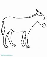 Donkey Esel Coloring Coloring4free Malvorlagen Ausmalbild 1311 Kostenlos Sketch Azcoloring Insertion sketch template