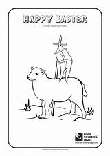 Lamb Passover sketch template