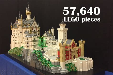 lego moc neuschwanstein castle  felixmezei rebrickable build
