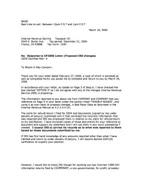 irs response letter format background format kid