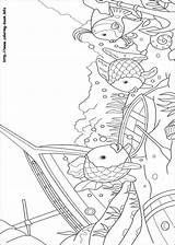 Coloring Pages Fish Rainbow Preschoolers Printable Book Books Kids sketch template