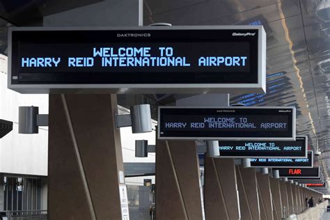 Mccarran Renamed Harry Reid International Airport In Las Vegas