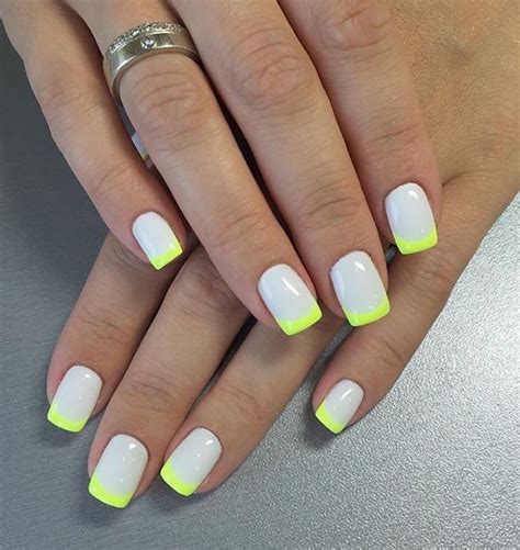 simple short acrylic summer nails designs   koees blog dizaynerskie nogti letnie
