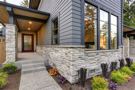 create  stunning siding  brick stone combination   home mydesign home studio