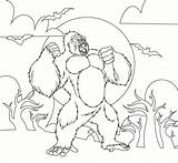 Godzilla Pintar Donkey Supercoloring sketch template